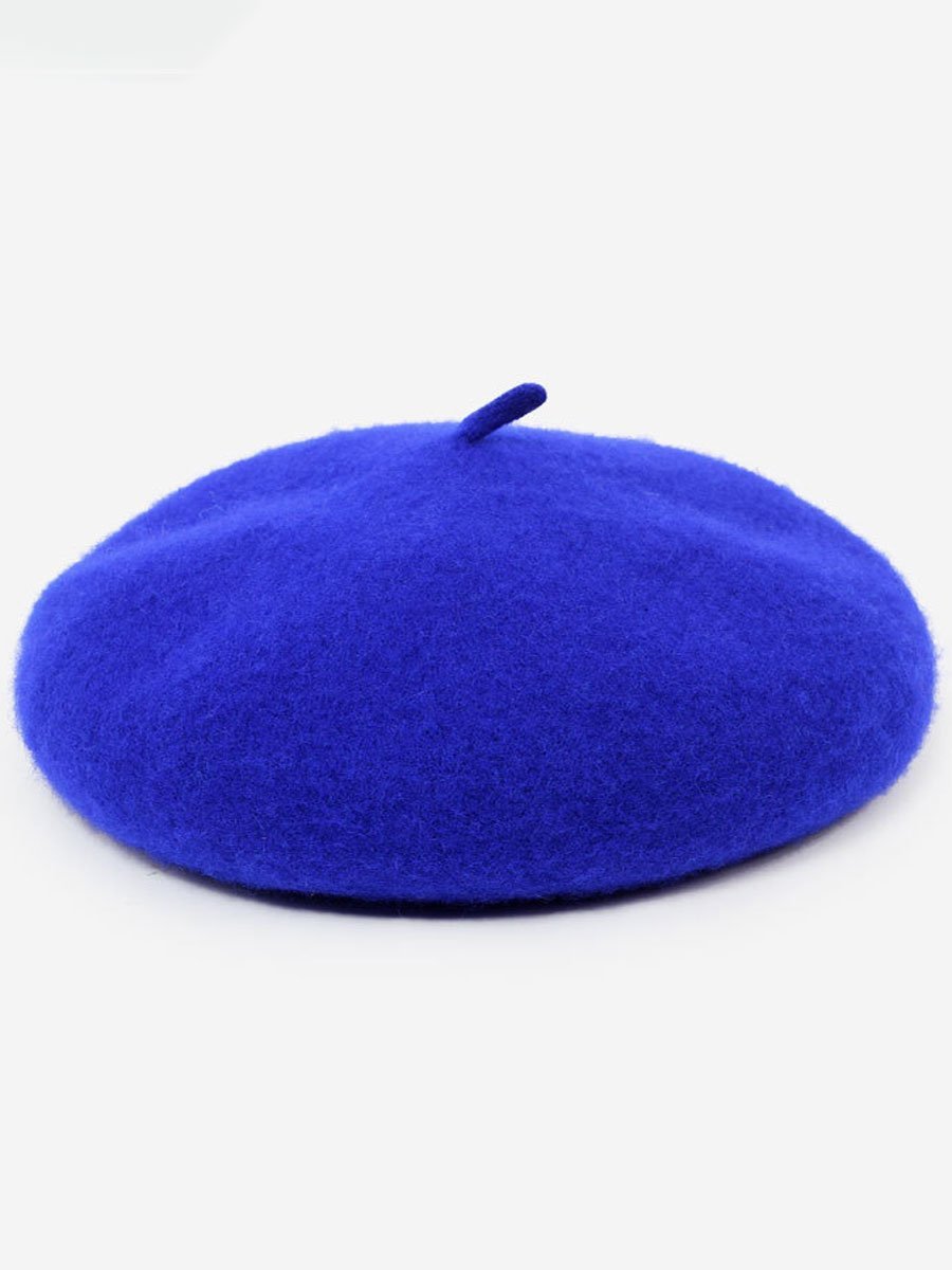 Modieuze Herfst- en Winter Retro Wol Beret Hoed - Bellanza