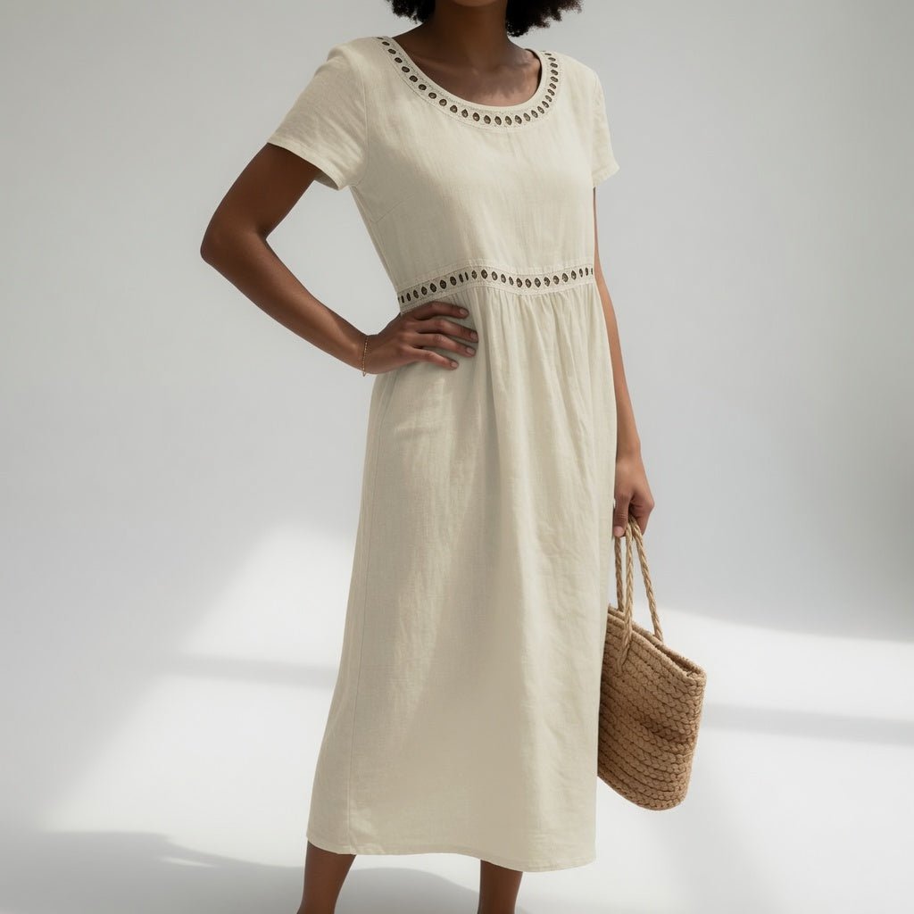 MOREAU LYON | GEBROEIDE JURK VOOR VROUWEN - Bellanza