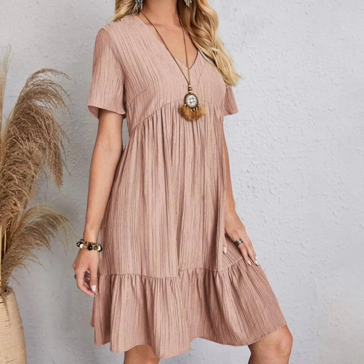 Olivia | Elegante Midi - jurk - bellanza