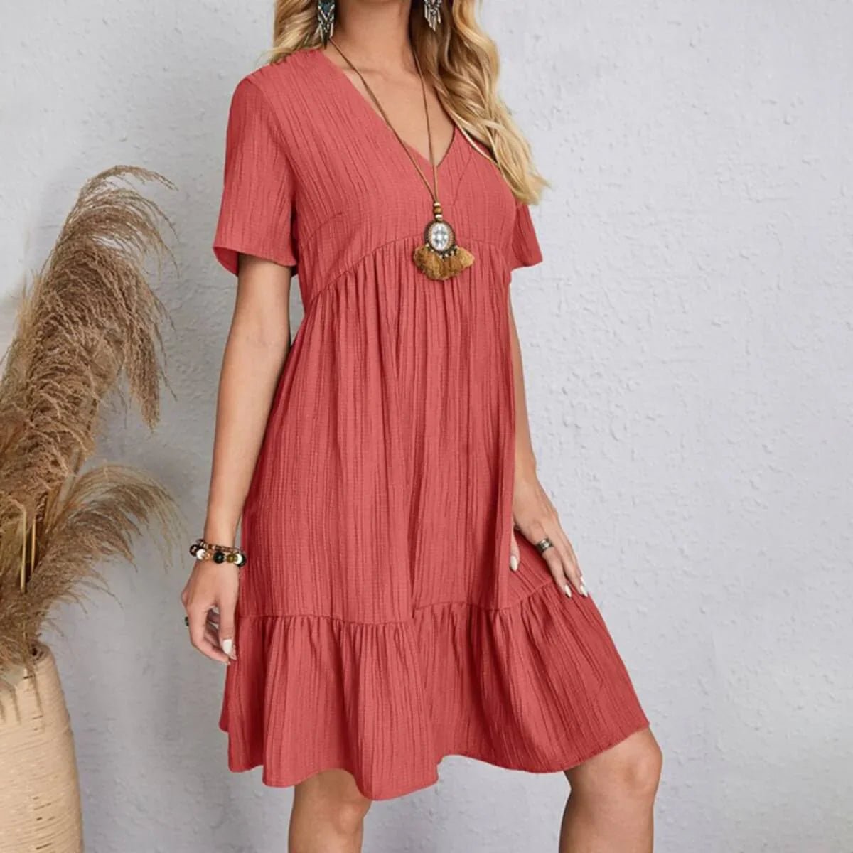 Olivia | Elegante Midi - jurk - bellanza