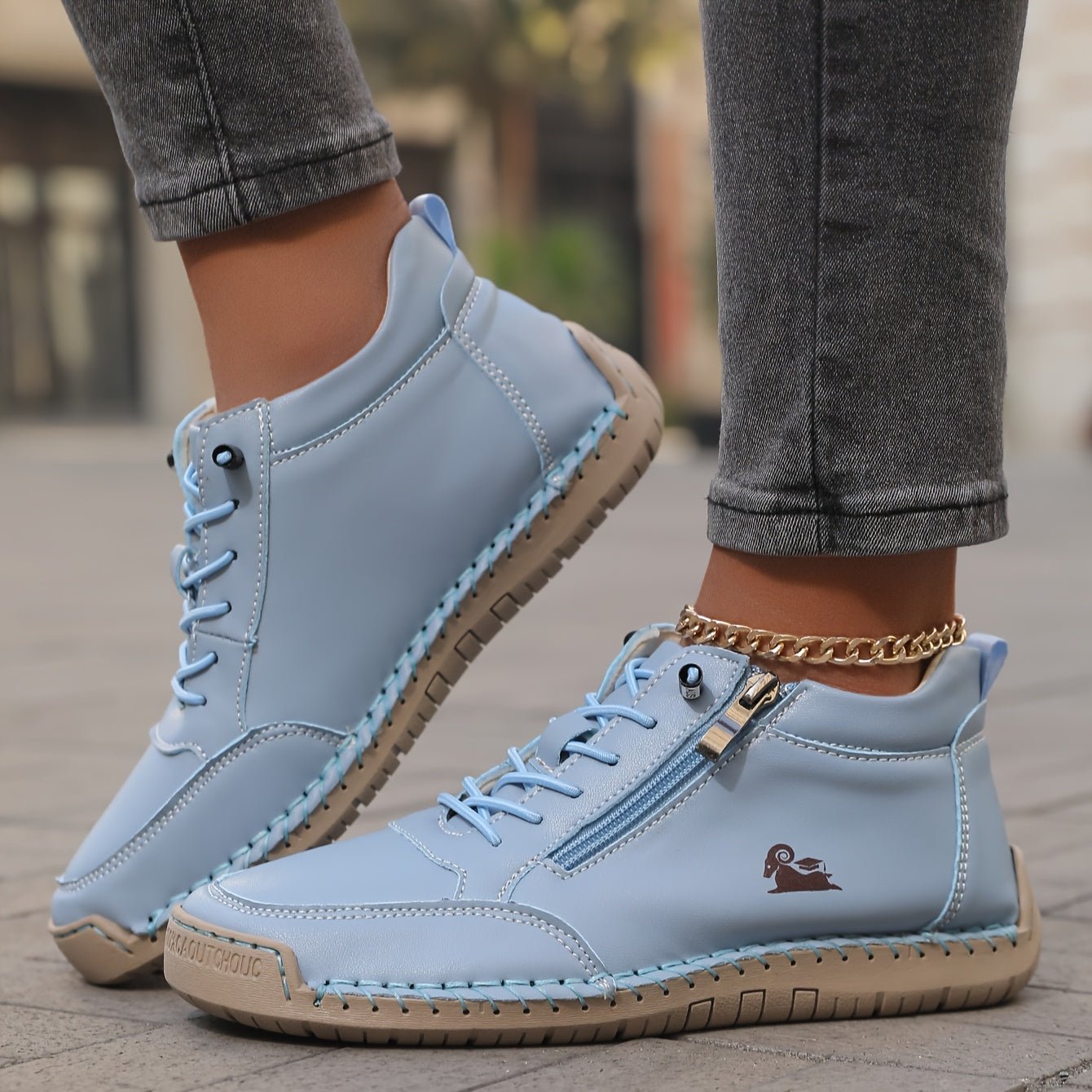 Olivia | Orthopedische Dames Sneakers met Ritssluiting - Bellanza
