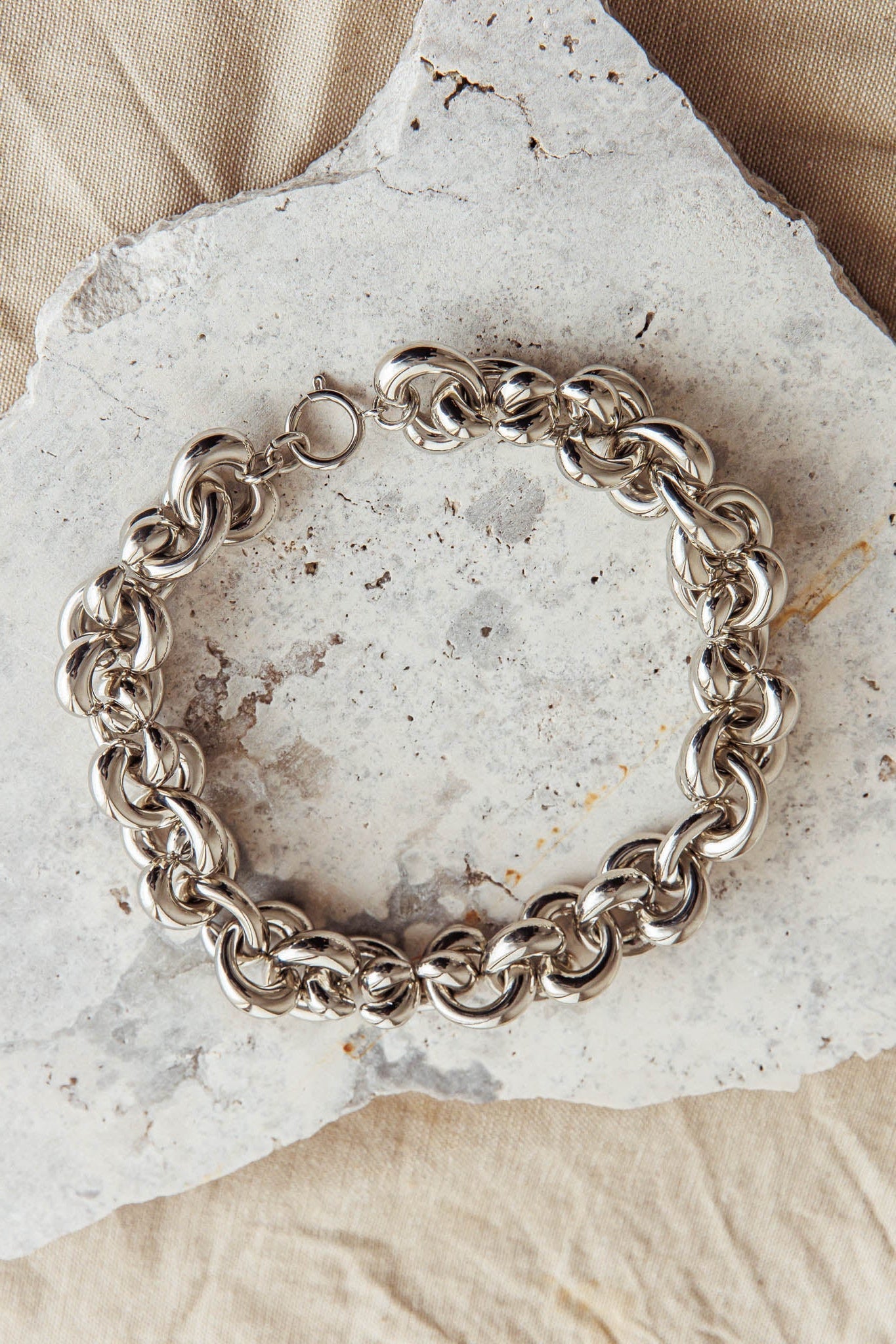 Onregelmatige Choker Halsketting Kat Donker Zilver - Bellanza