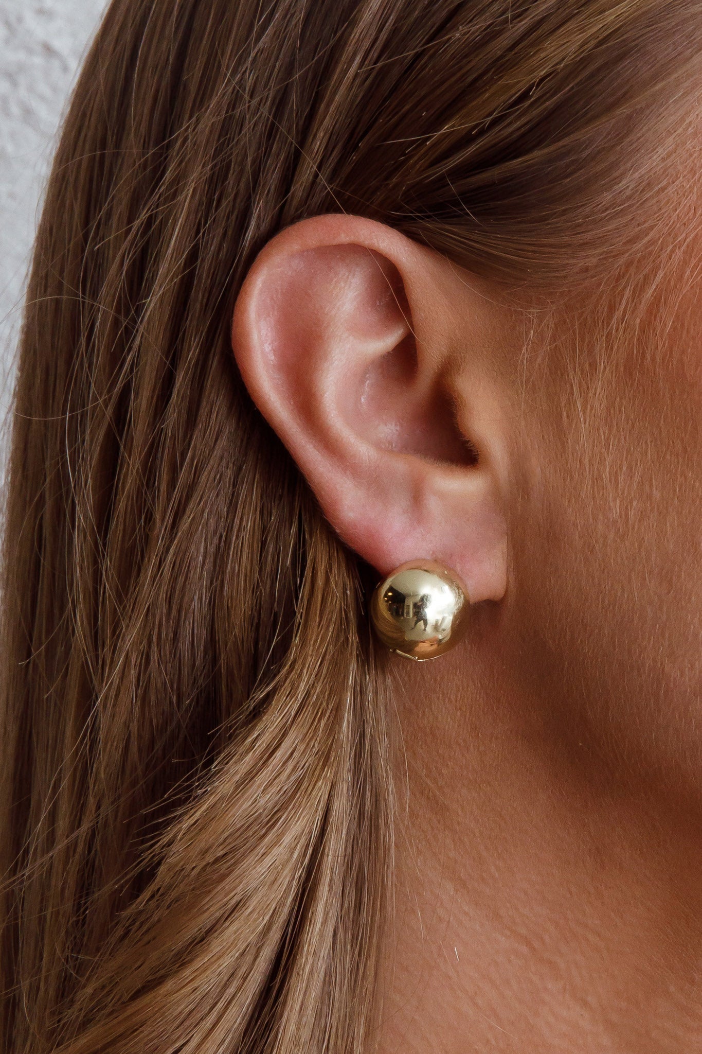 Oorbellen Ball Moonstar Goud - Bellanza