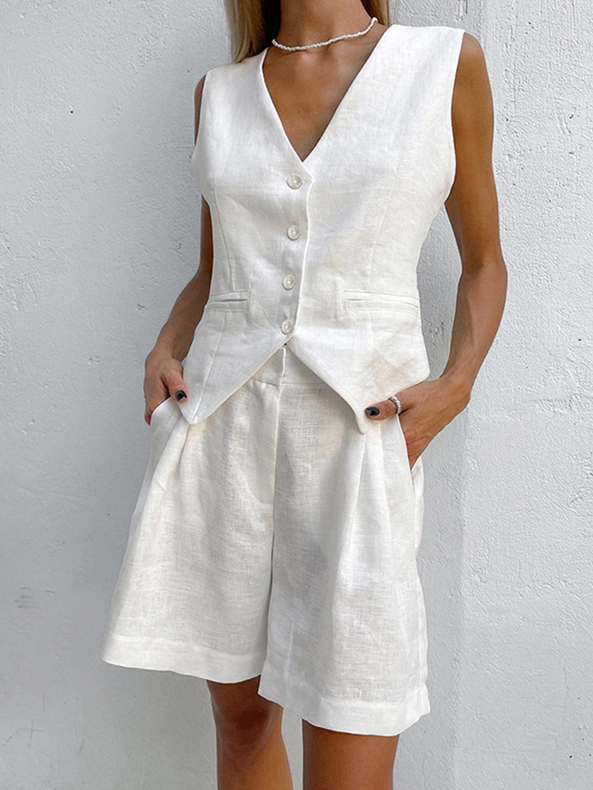 Paros Cover Up Twee Delige Shorts Set - bellanza