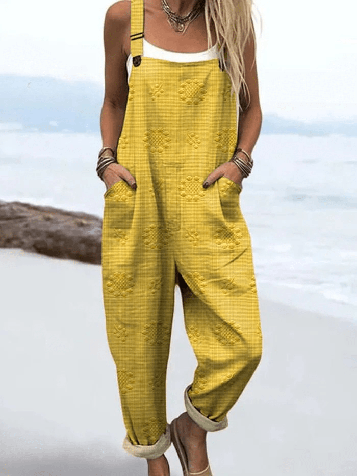 Petra - Vintage Bloemen Jumpsuit - bellanza