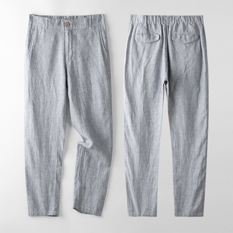 Riviera - Linnen Tailored Fit Chino's - bellanza
