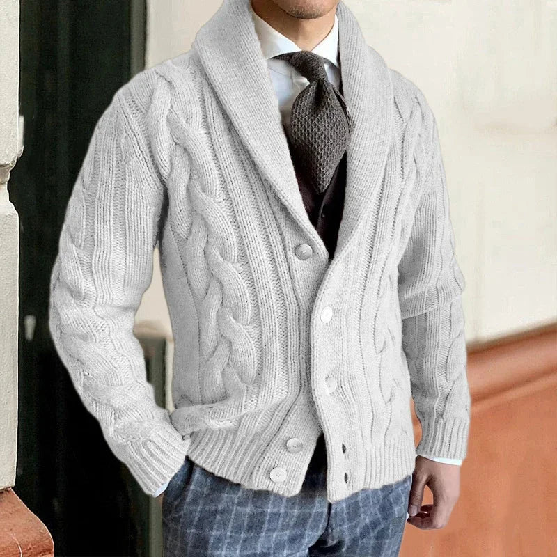 Robert™ | Gebreide Heren Cardigan - bellanza