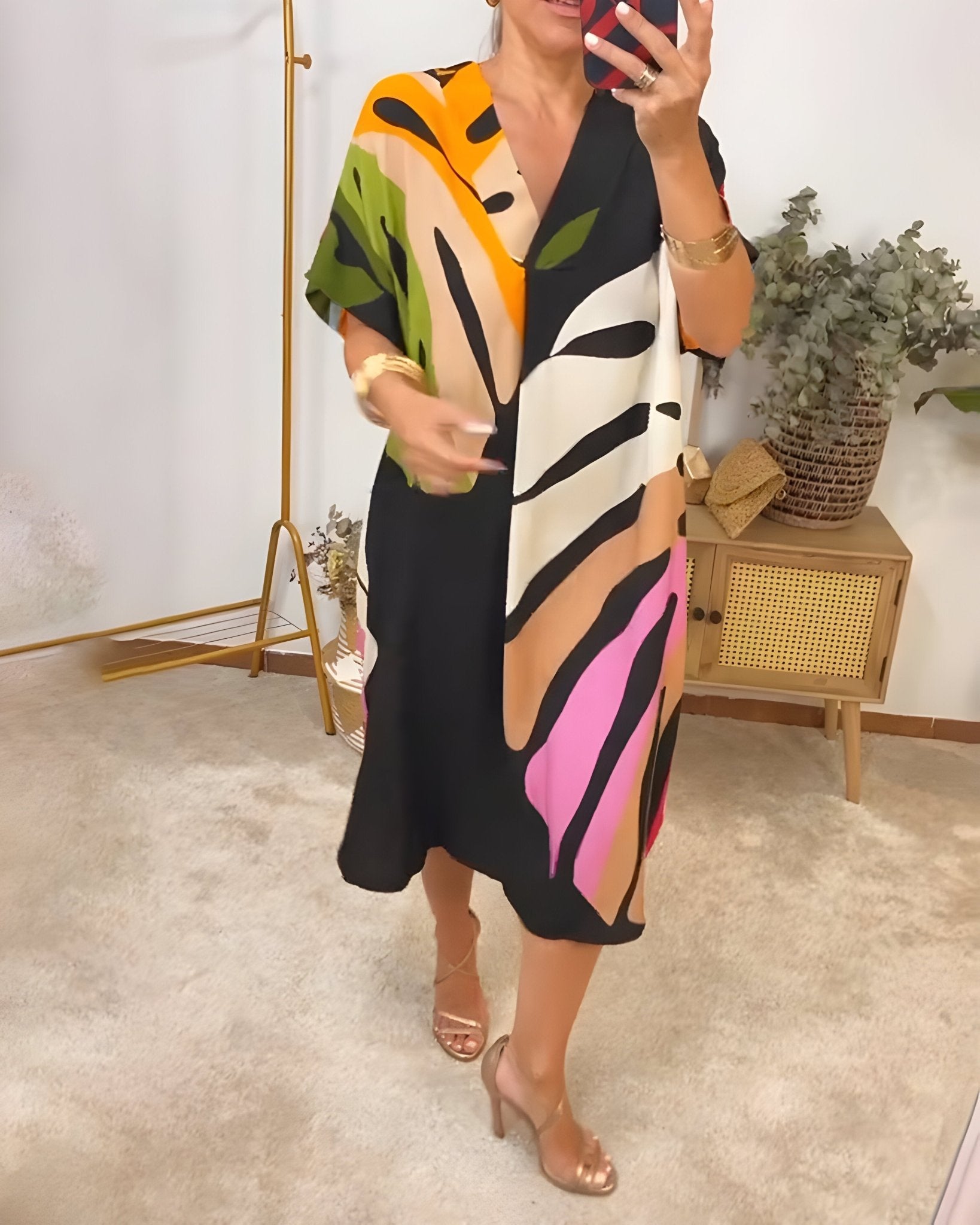 Rosaline - Casual Dames Zomerjurk - bellanza