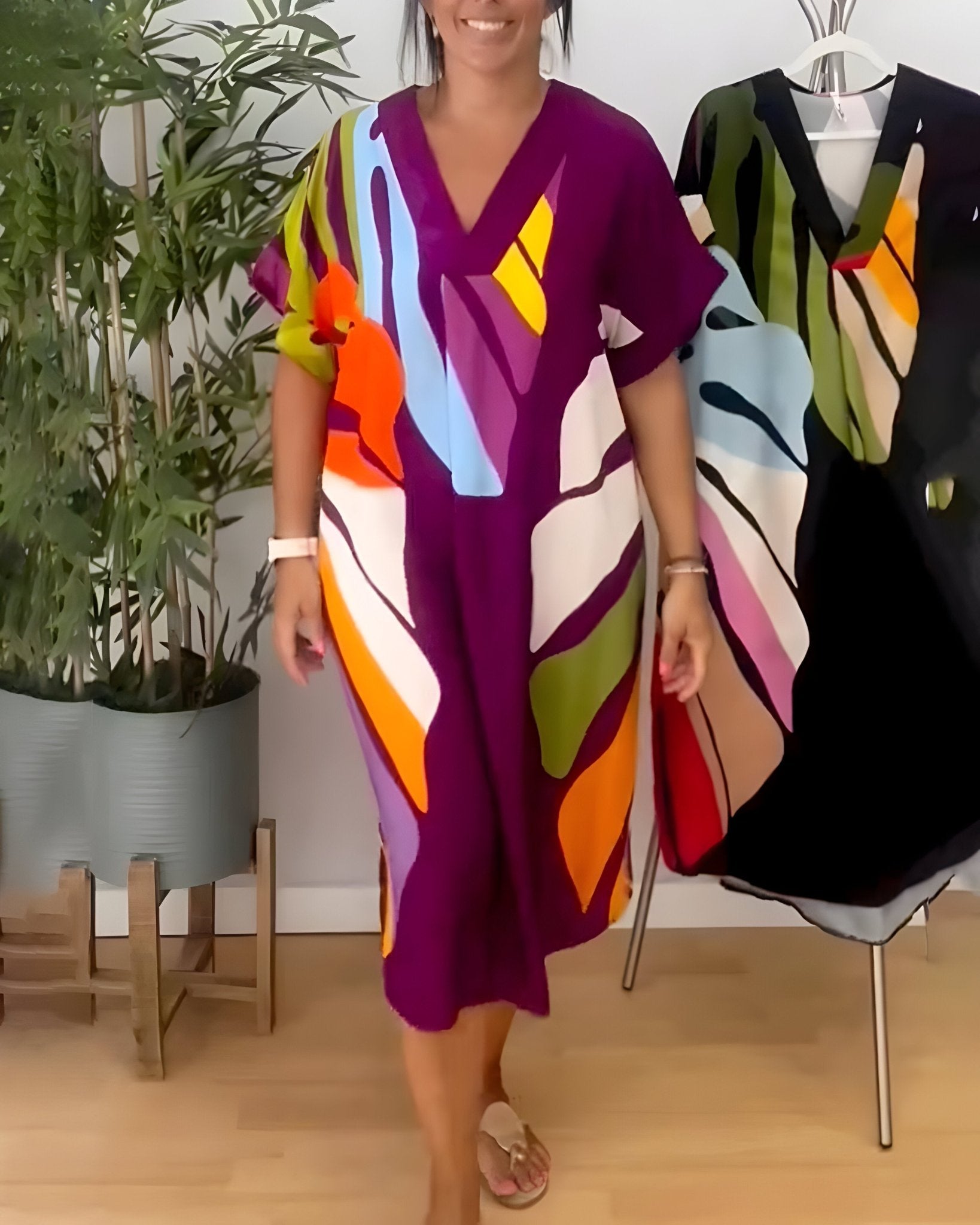 Rosaline - Casual Dames Zomerjurk - bellanza