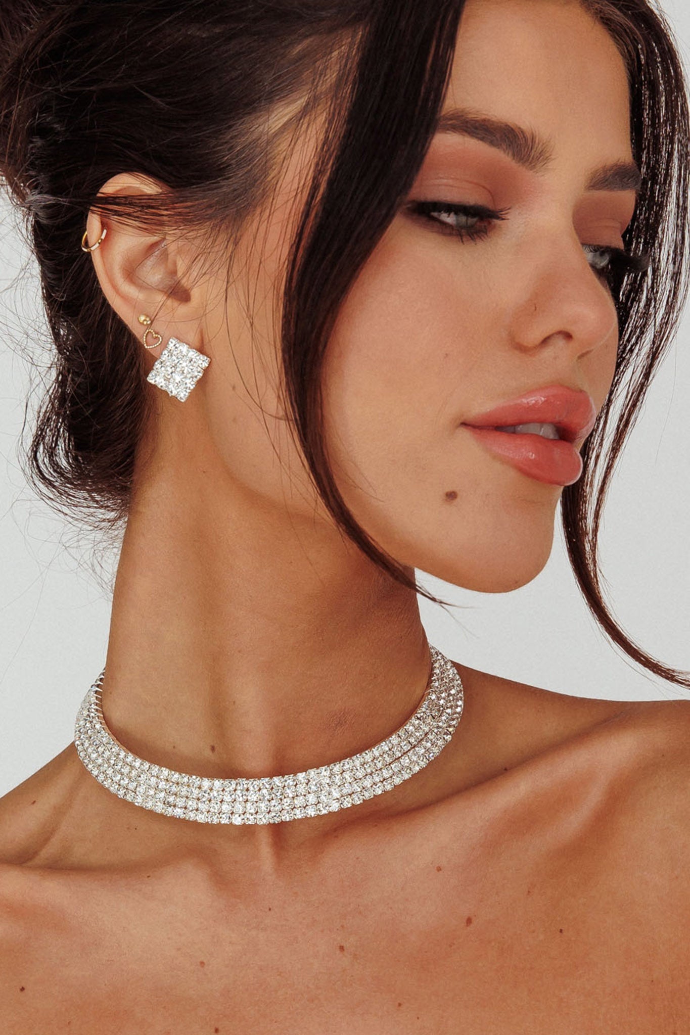 Sade Diamante Zilveren Sieraden Set - Bellanza