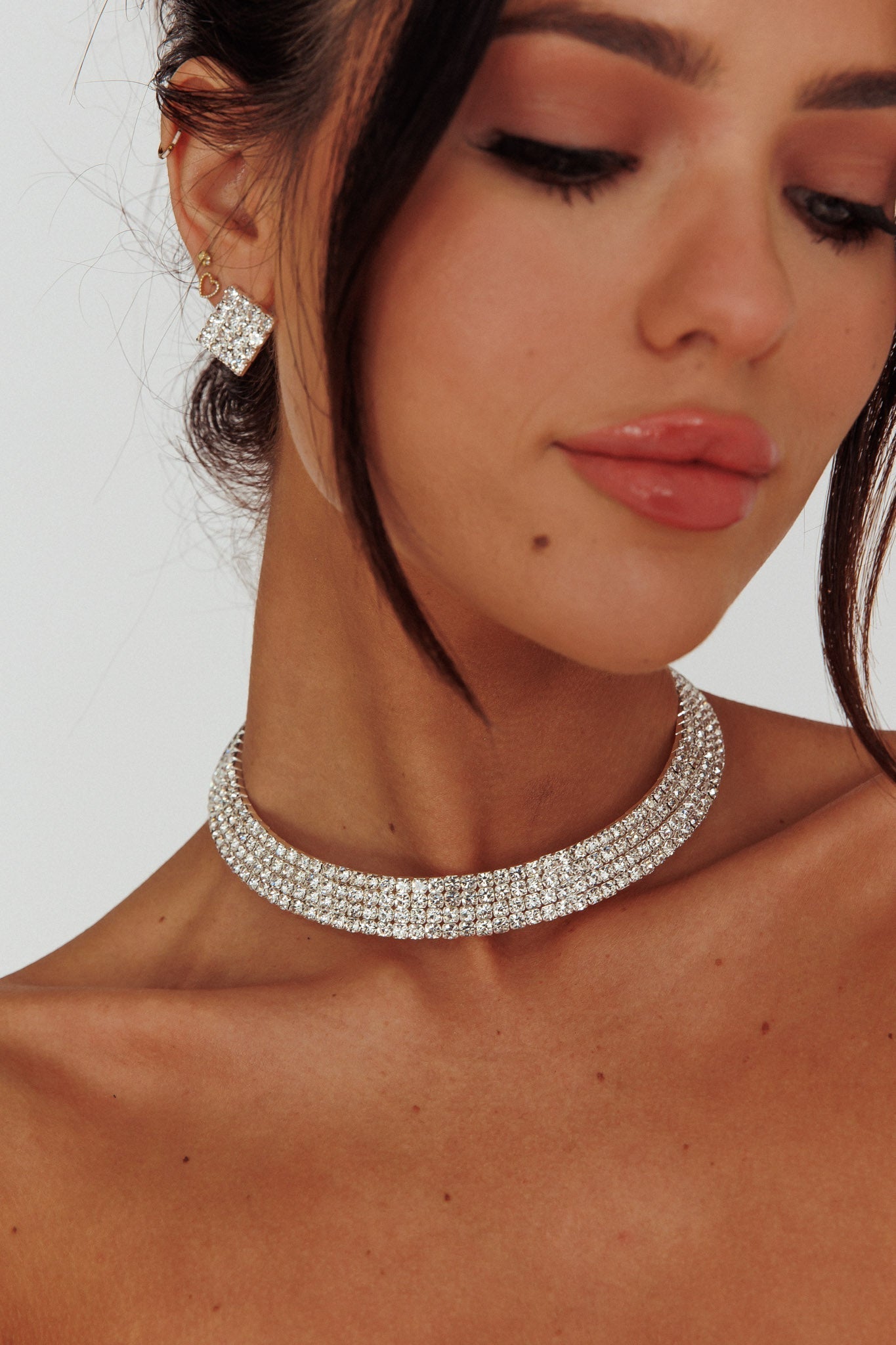 Sade Diamante Zilveren Sieraden Set - Bellanza