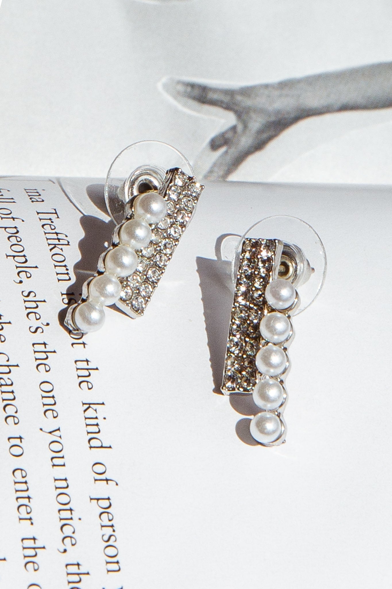 Scorpioen Oorbellen Diamant Zilver - Bellanza