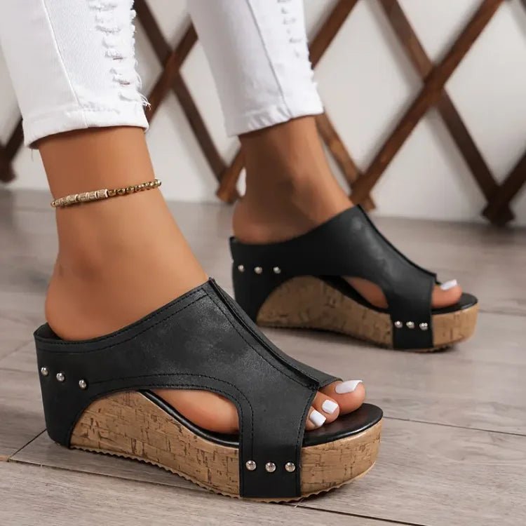 Senna | Sandalen met dikke hak - Bellanza