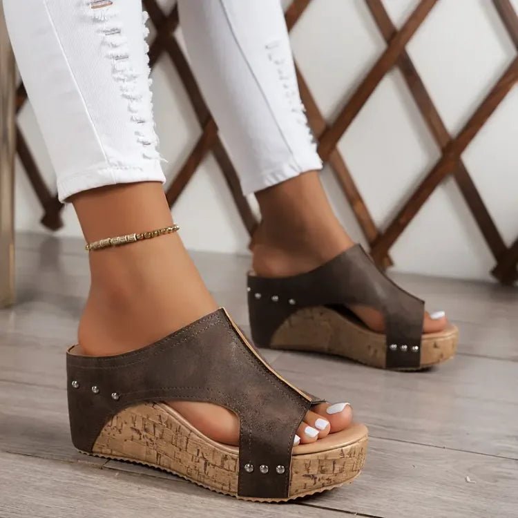 Senna | Sandalen met dikke hak - Bellanza