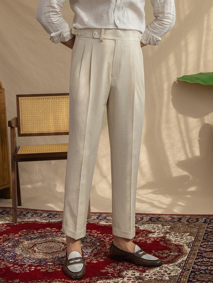 Sesto Seersucker Broek - bellanza