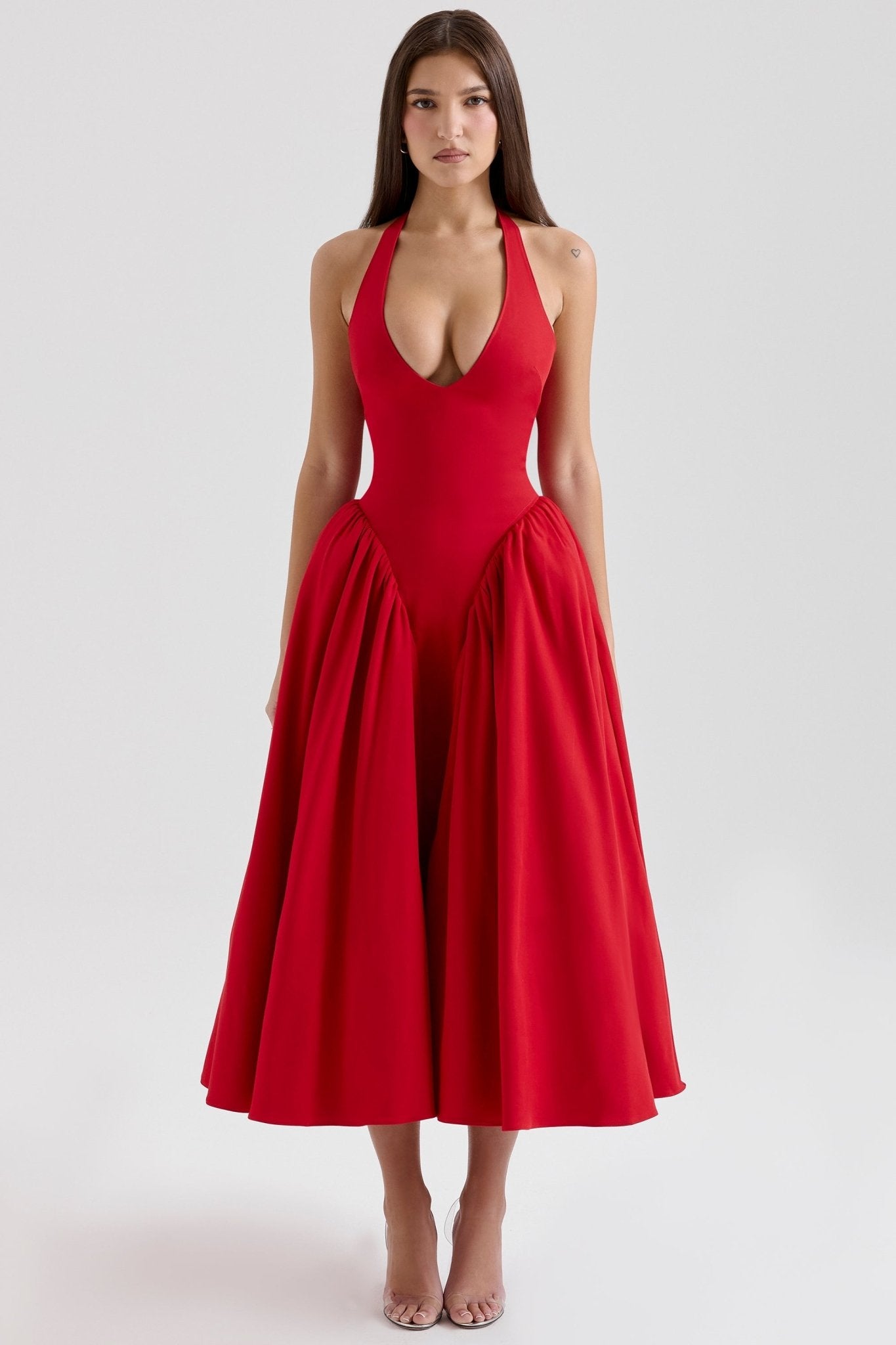 Shannah | Elegante Midi - Jurk - bellanza