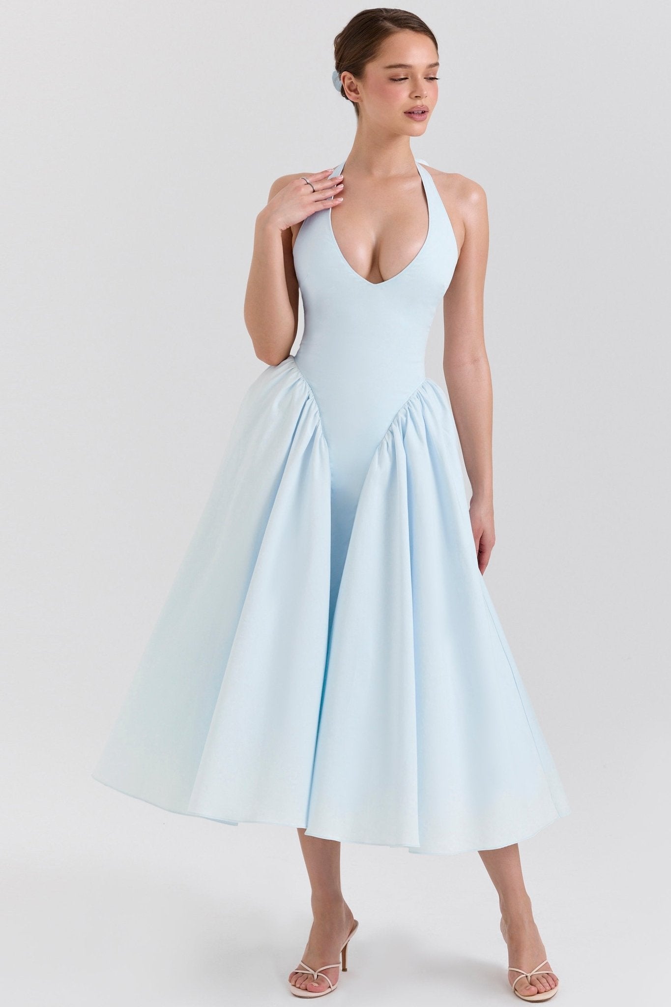 Shannah | Elegante Midi - Jurk - bellanza