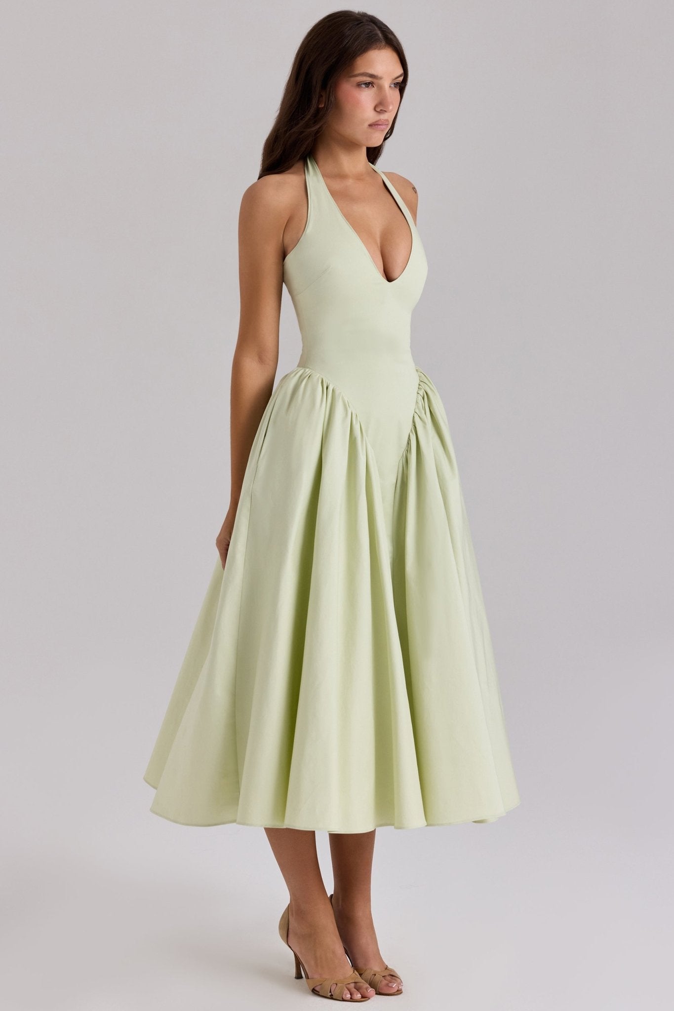 Shannah | Elegante Midi - Jurk - bellanza