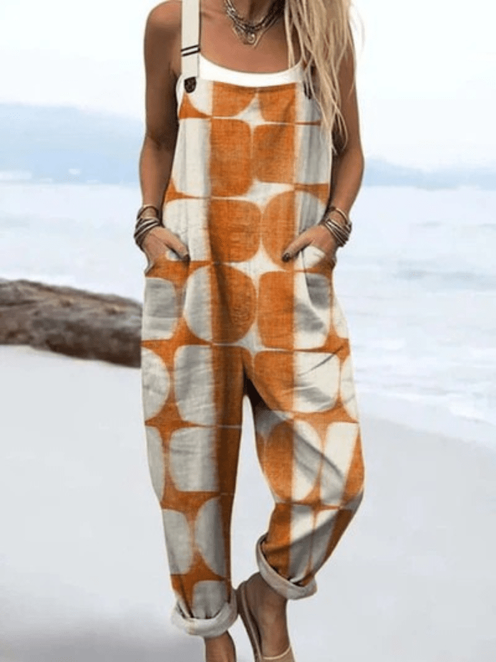 Solea - Vintage Casual Jumpsuit - bellanza