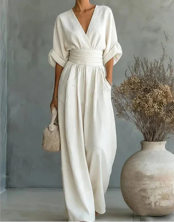 Élise | Elegante vloeiende jumpsuit