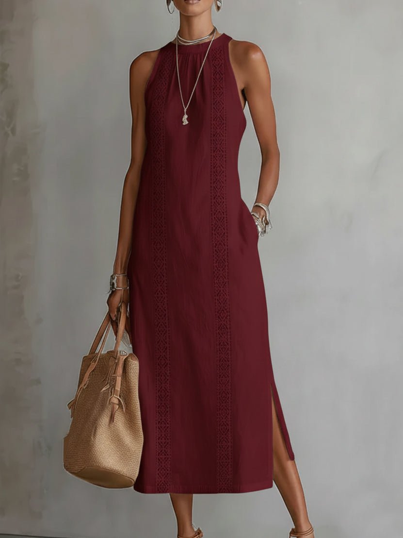 Tessa | Casual Dames Midi - jurk - Bellanza