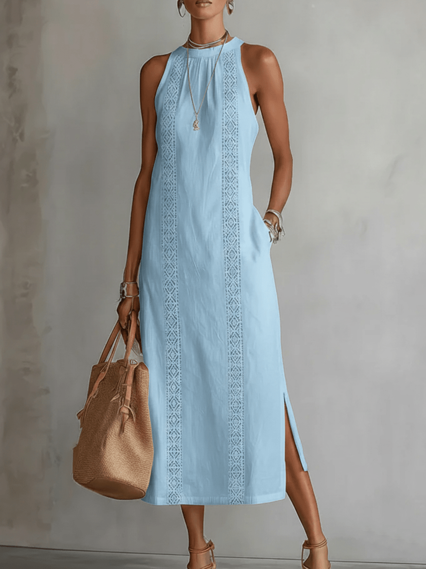 Tessa | Casual Dames Midi - jurk - Bellanza