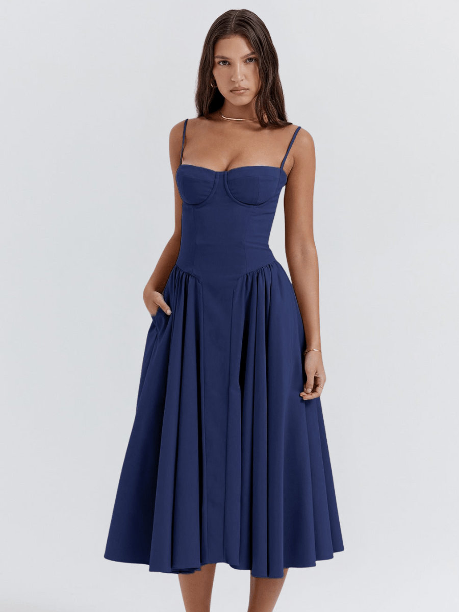 Valentine | Elegante Retro Midi - Jurk - bellanza