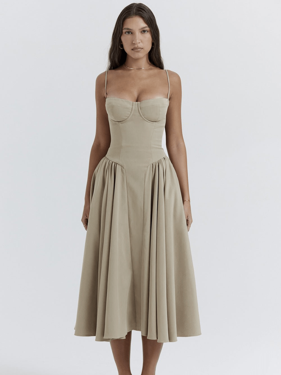 Valentine | Elegante Retro Midi - Jurk - bellanza