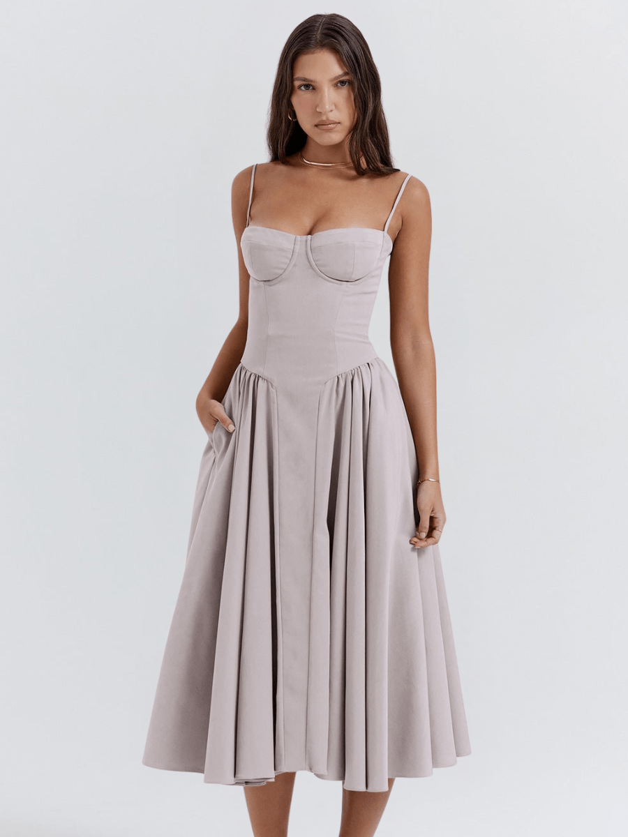 Valentine | Elegante Retro Midi - Jurk - bellanza