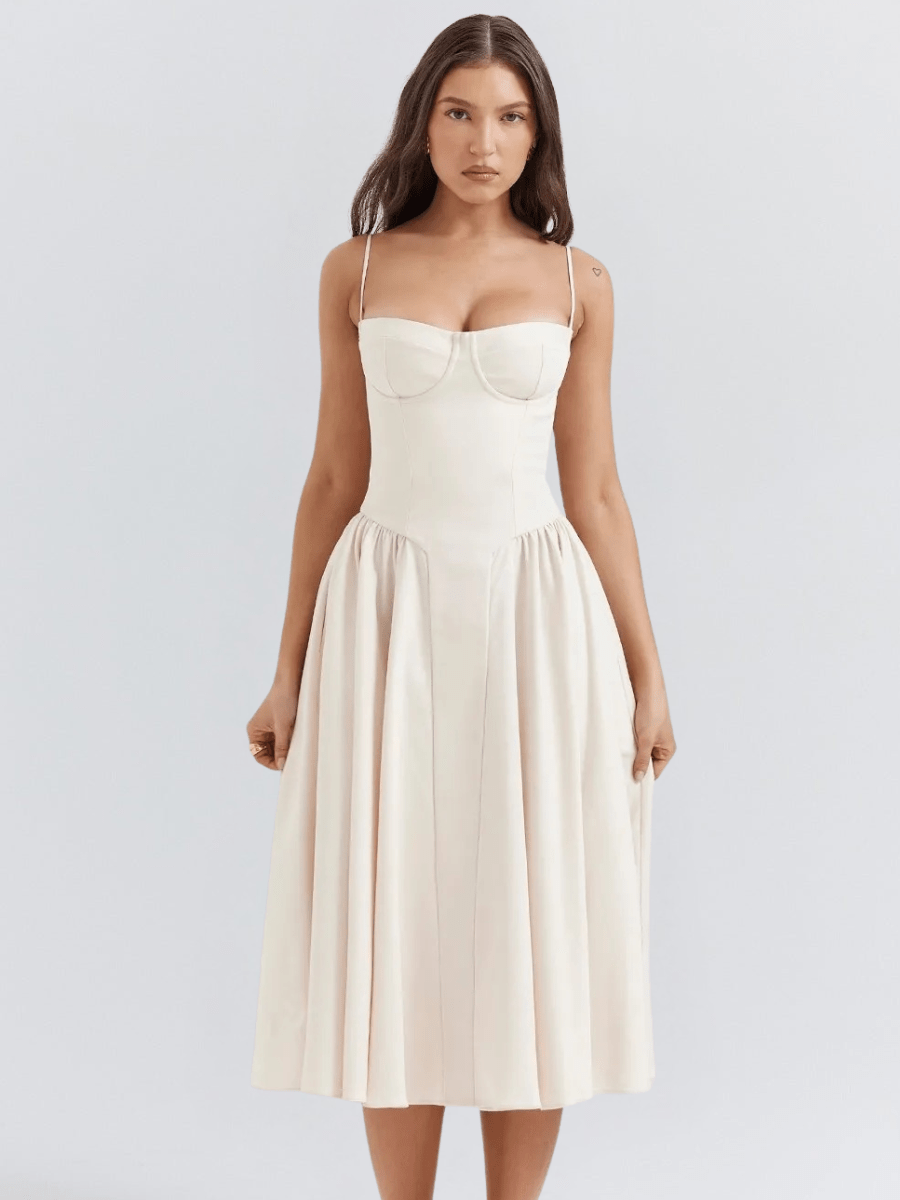 Valentine | Elegante Retro Midi - Jurk - bellanza