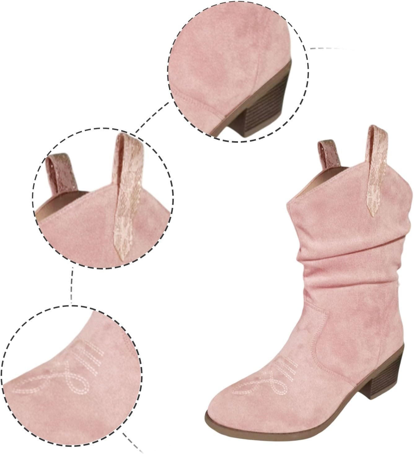 Vintage Western Cowboy Franje Enkellaarsjes - Bellanza