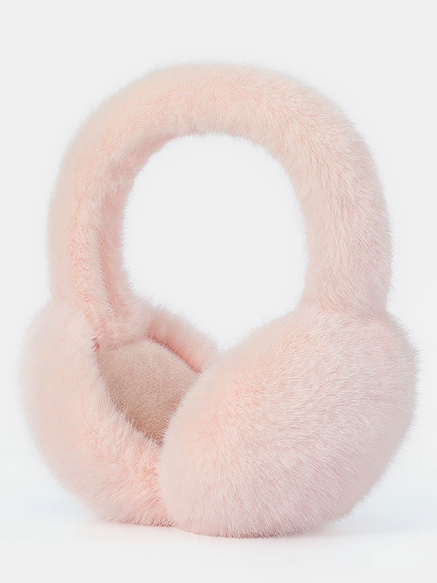 Warme en Winddichte Fleece Vouwbare Imitatie Konijnenbont Oorkappen - Bellanza