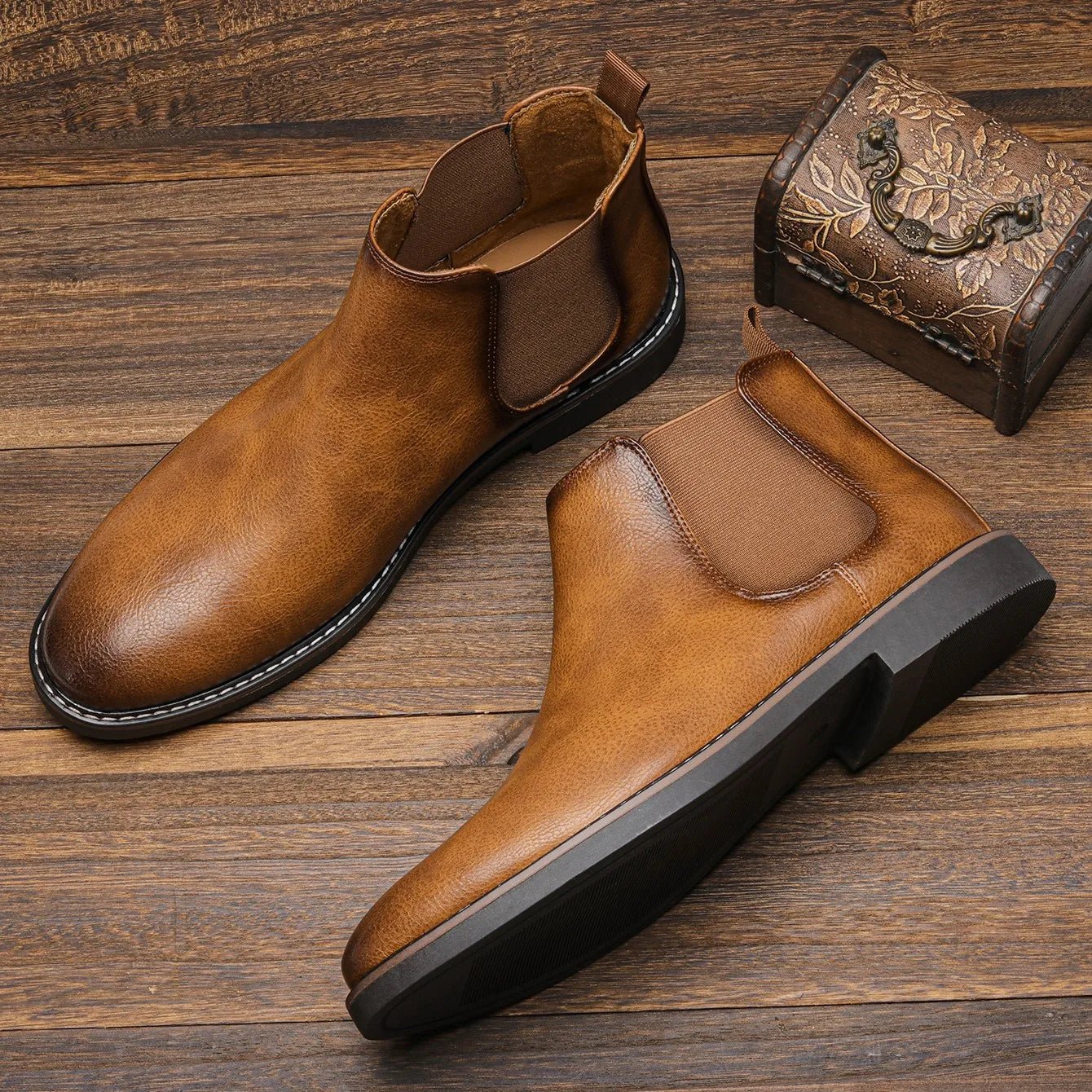 Wayne™ | Tijdloze Chelsea Boots - bellanza