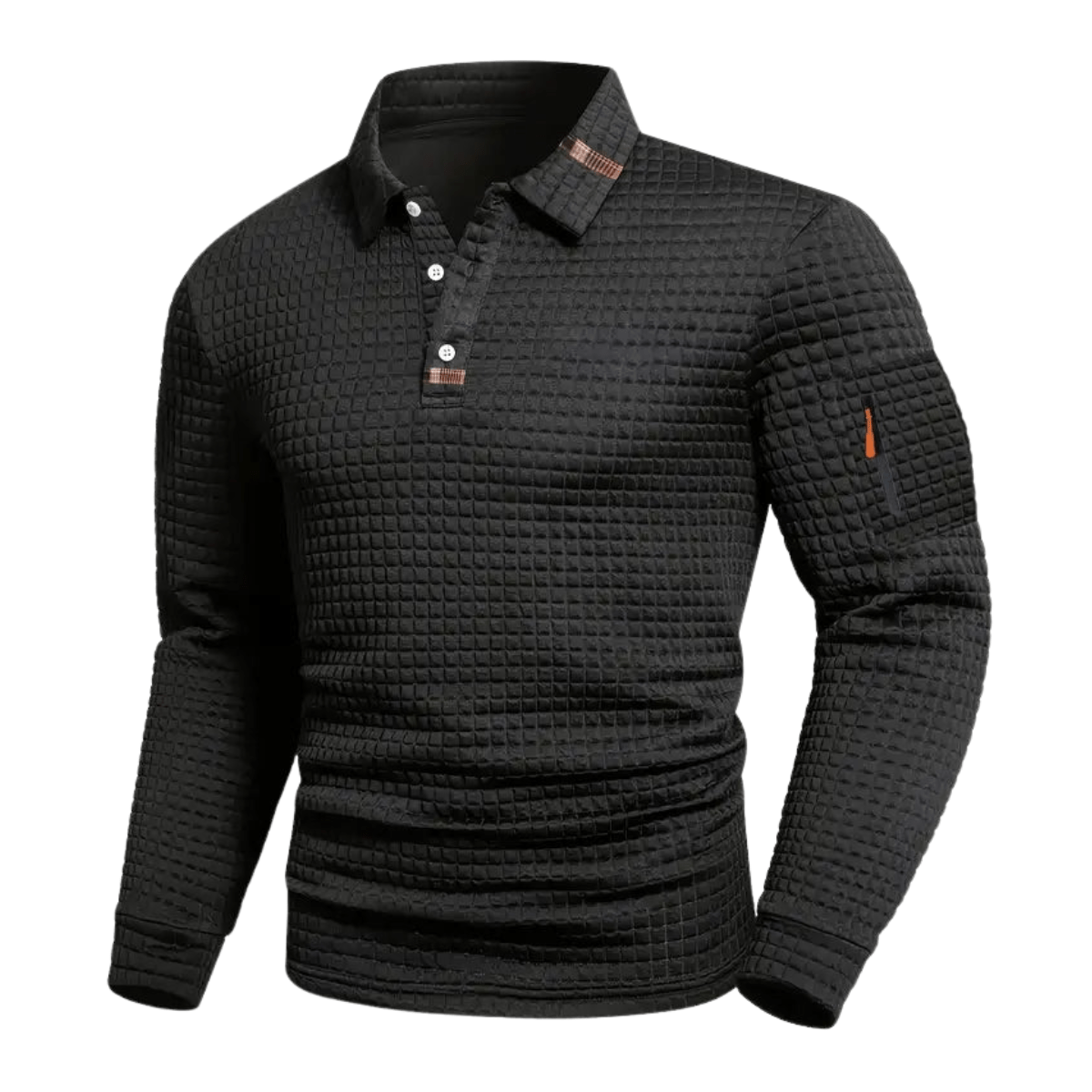 Willem | Premium button up poloshirt met handige zak op de mouw - Bellanza