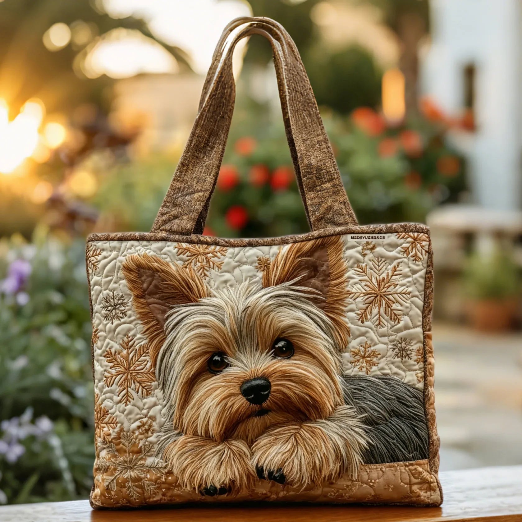 Yorkie - Chic Gewatteerde Tote Tas - Bellanza
