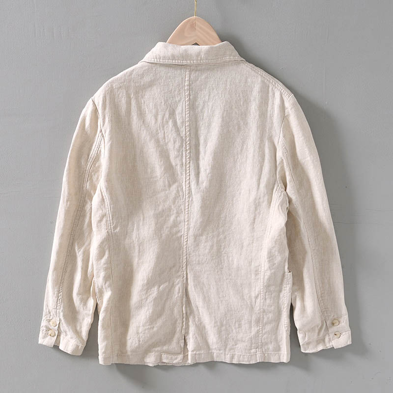 Damien Breezy Linen Blazer - bellanza