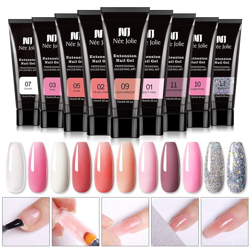 Née Jolie | Poly-gel nagel set™ - bellanza