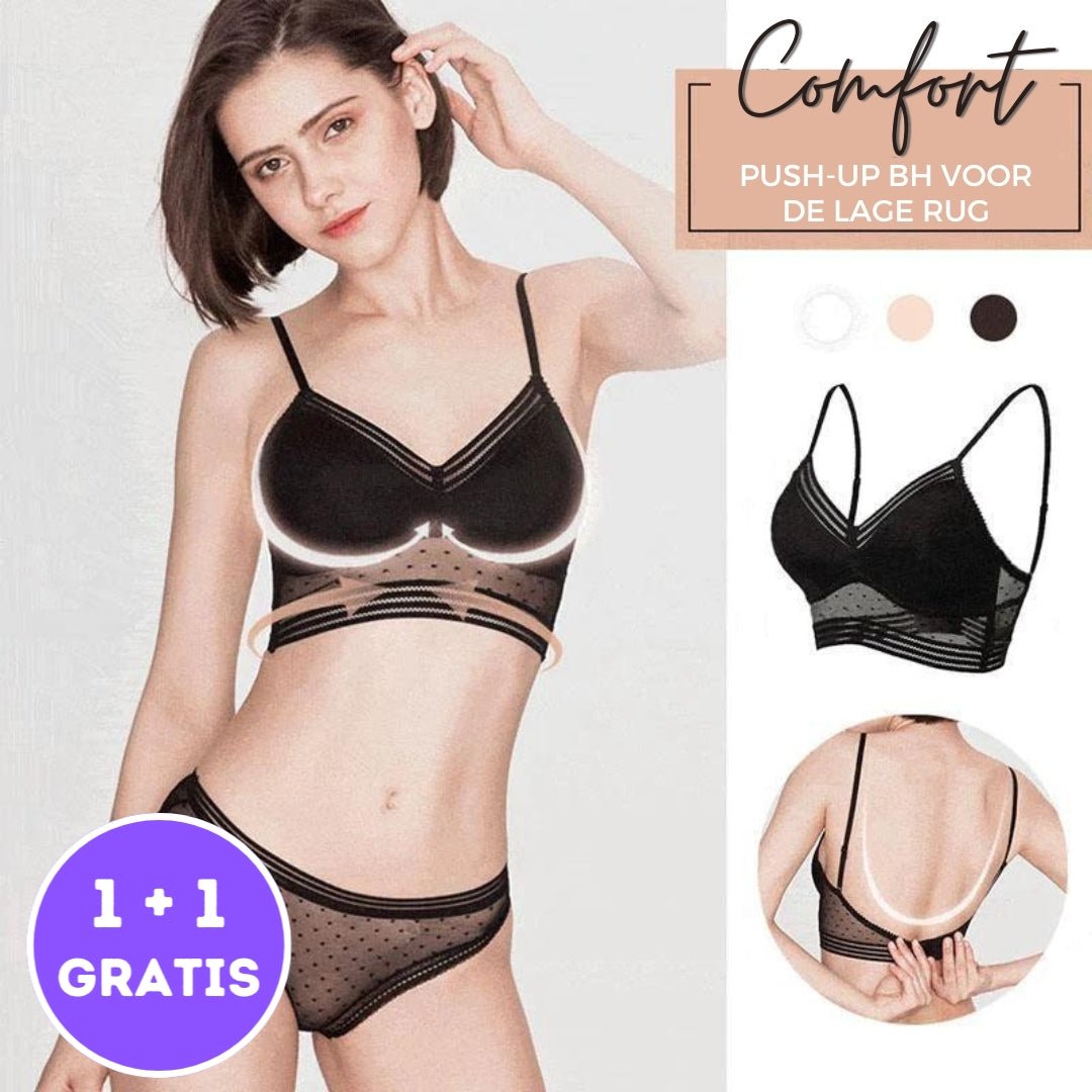 OpenBra™ - Comfortabele push-up BH met lage rug - bellanza